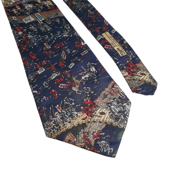 Wheres Waldo Tie Schreter 1992 Medieval Battle Silk Novelty Menswear Dad Gift - Picture 4 of 7